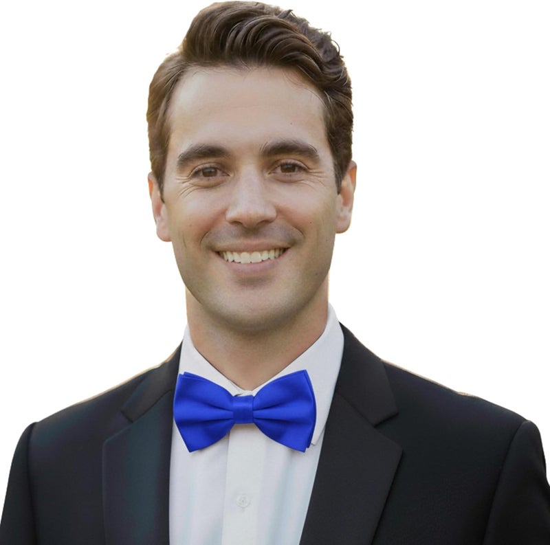 DIBI Adjustable Classic Pretied Bow Tie for Men, Women, and Boys - Men's Bowtie for Wedding, Costume Party and Formal Events - Image 4